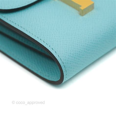 hermes epsom wallet blue izmir|HERMES Epsom Constance Compact Passant Wallet Bleu Izmir .